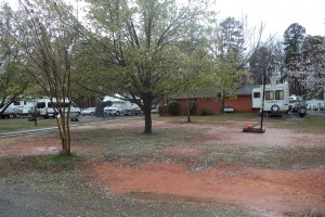 Cold, wet playground