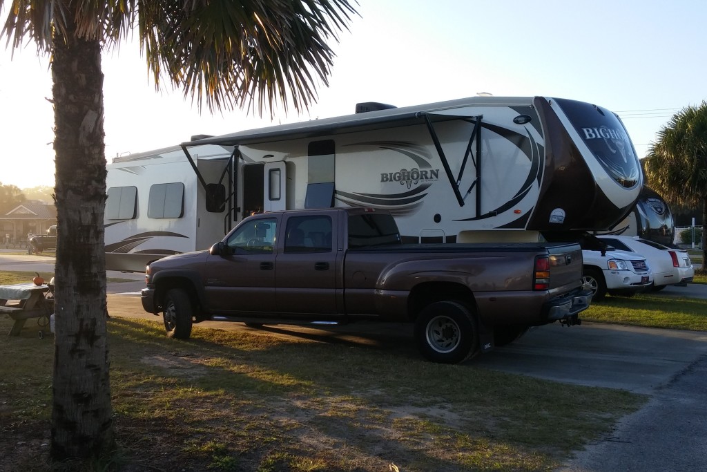 Campsite at Ocean Lakes