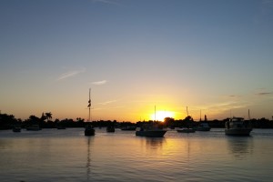 Sunset on Bimini Basin