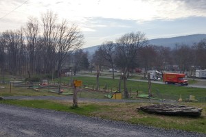 Overlooking over the KOA campground