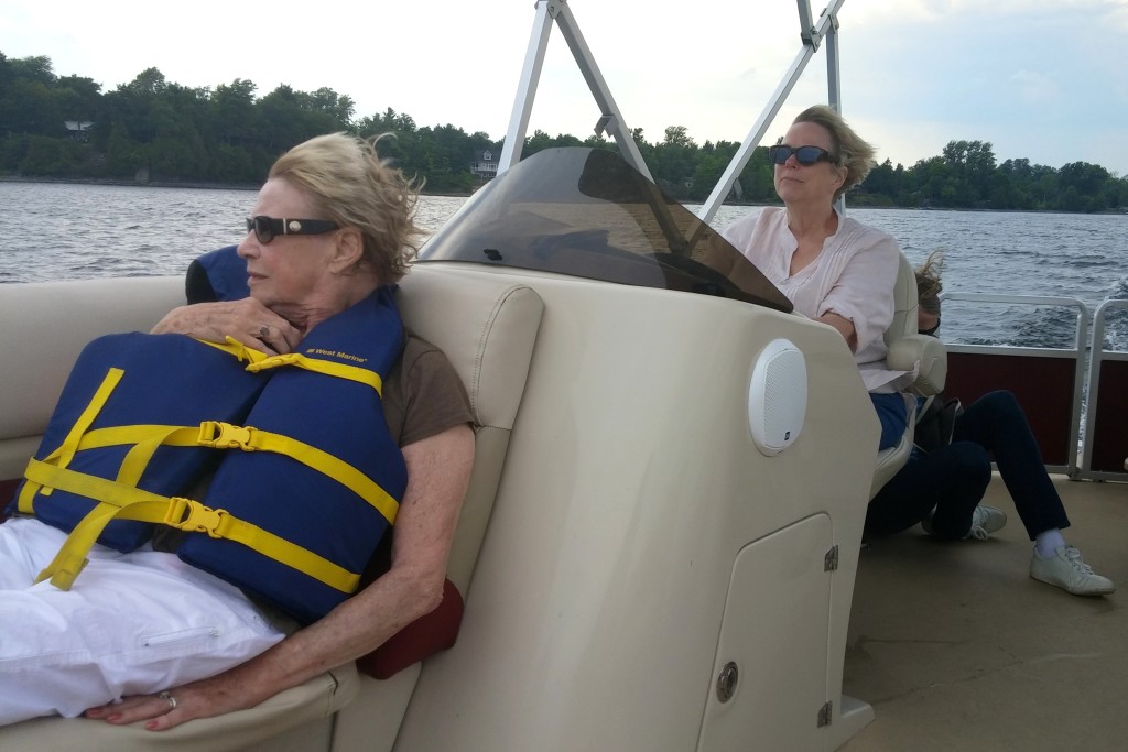 Christine as pontoon captain