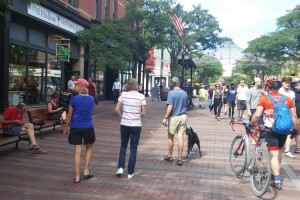 Nancy, Jett, Roger and Zelda on Church St
