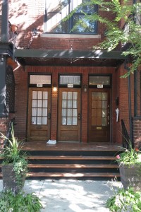 Triple doors to triple decker