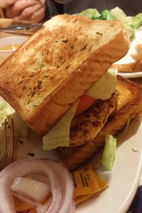 Seared tuna sandwich