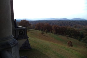 Overlooking the 8,000 acres