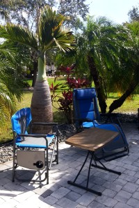 Our patio resting spot