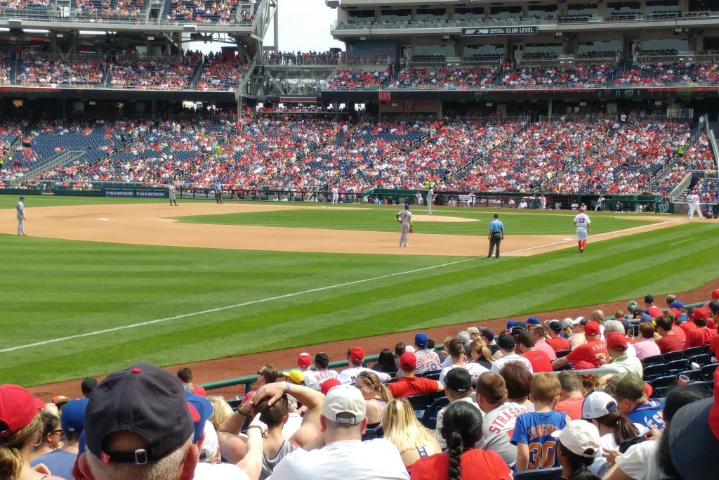 Nationals Park, game underway