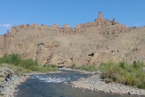 A bend in the Shoshone River