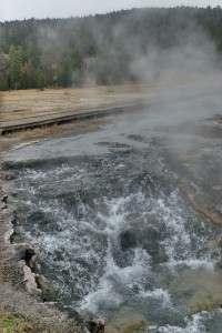 Steaming rapids