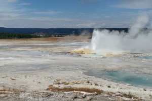 Small geyser