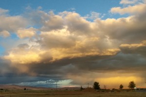 Sunset on the mountains