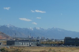 View from the park entrance