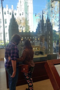 Cutaway model of the Temple