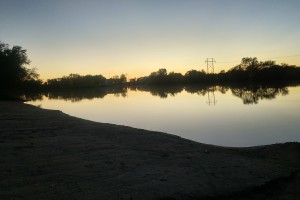 Sunset at the Kearney RV Park