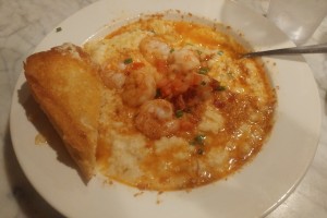 Shrimp and grits at The Diner