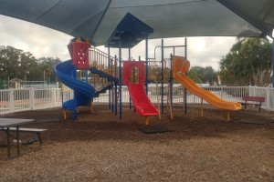 Covered playground