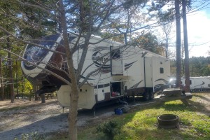 Our site at Paradise Lake