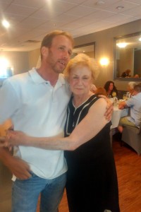 Josh and Sybil at her party